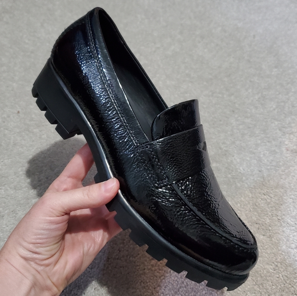 Ecco Black Leather Loafers